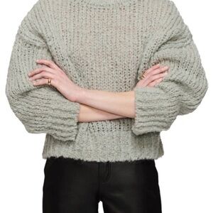 Anine Bing Greyson Sweater in Dusty Mint